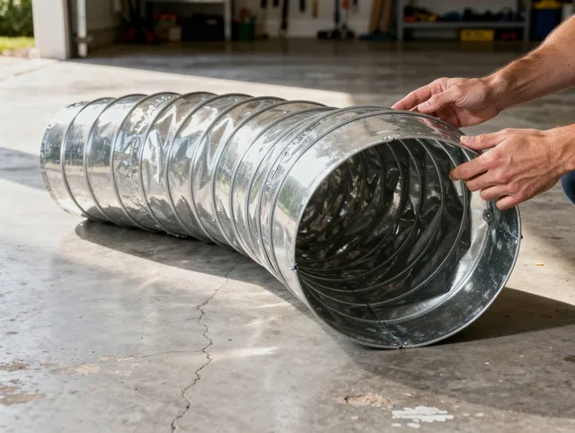 Deerfield Beach Dryer Vent Cleaning specialist using advanced equipment for thorough duct cleaning in Deerfield Beach