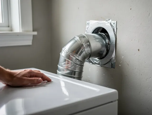 Deerfield Beach Dryer Vent Cleaning expert performing professional dryer vent repair and installation in Deerfield Beach